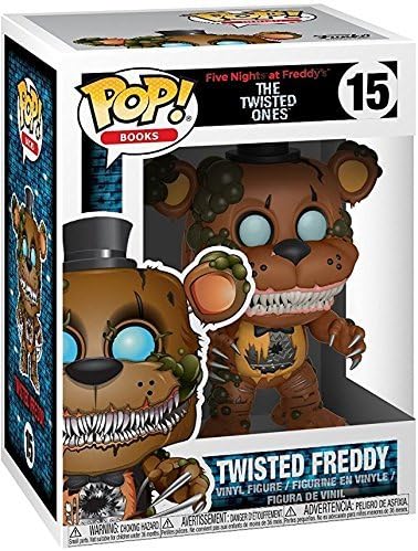 Funko Pop! Books: Five Nights at Freddy's The Twisted Ones - Twisted Freddy Vinyl Figure (Bundled with Pop Box Protector Case)