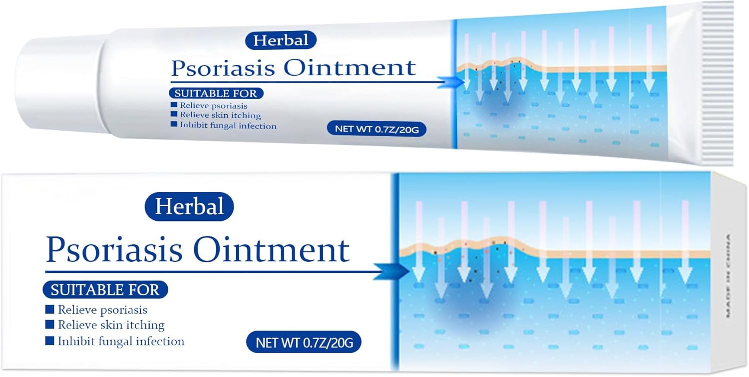 Psoriasis Ointment for Psoriasis Skin-Relieves Itching, Burning, Scaling, Soreness Quick-Acting Soothing Cream for Dry Skin