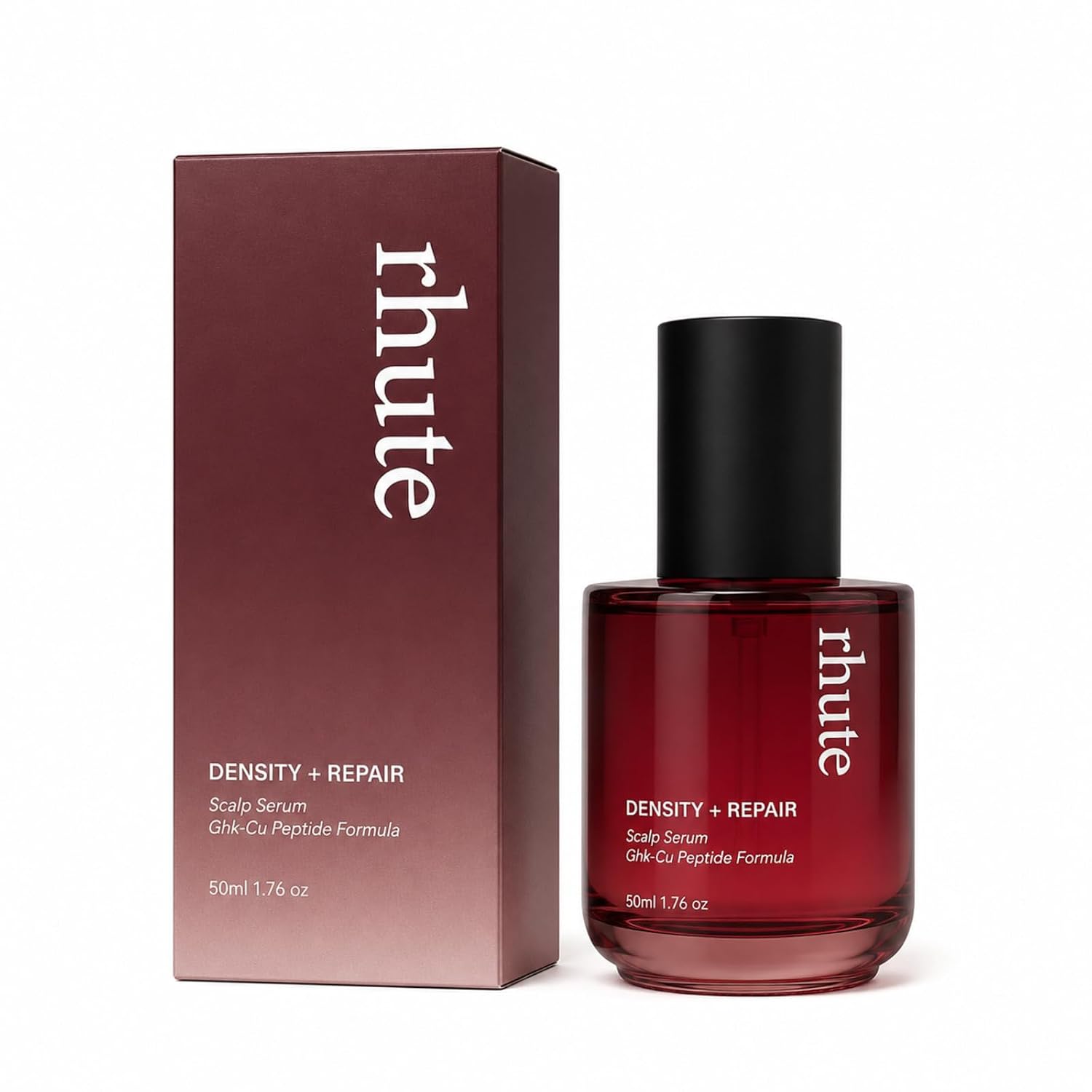 Rhute Hair Serum, Density + Repair Scalp Serum with Caffeine for Weak or Damaged Haireptide, Niacinamide & Plant Stem Cell Extracts, Strengthens Hair, Lightweight for All Hair Types