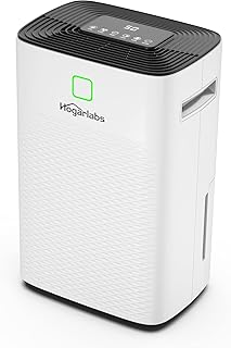 34 Pint Dehumidifiers for Home Basements, with 3 Working Modes, Overflow Protection, and Auto Shut off Restart. Ultra Silent Dehumidifier with Drain Hose, Intelligent Humidity Control