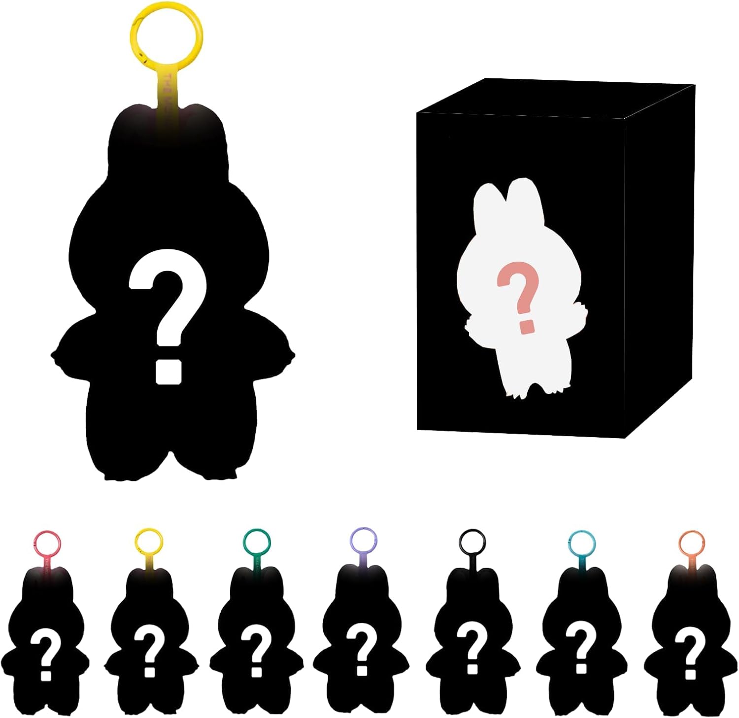 Dolls Keychain,The Monsters High Energy Series 3.0 Vinyl Blind Box Keychain – Kawaii Mystery Figure Collectible Surprise Toy – Cute Anime-Style Pendant for Bags, Keys & Gifts