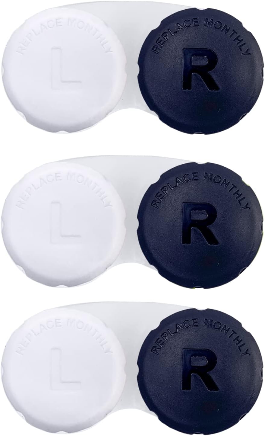 Contact Lens Case for Travel, Daliy Use-Black