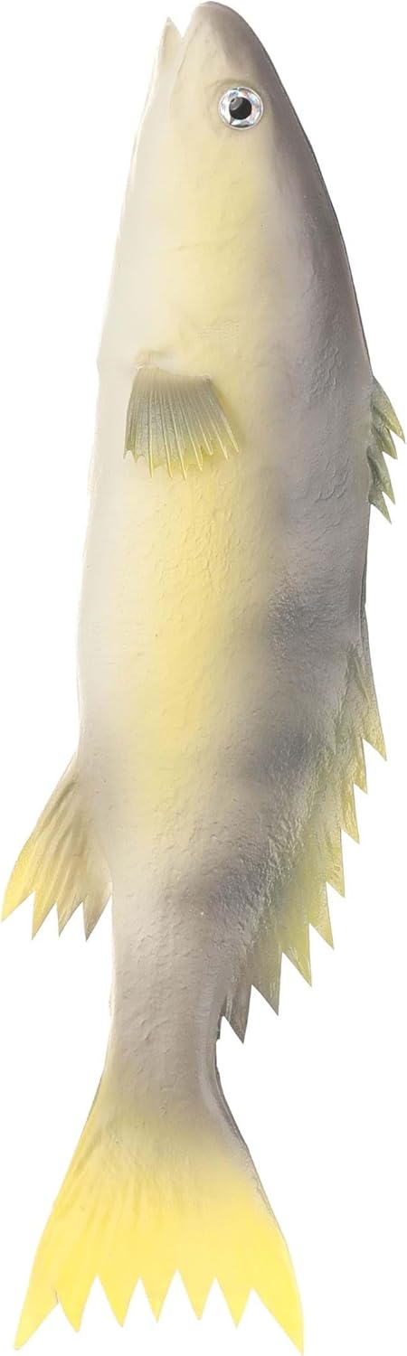 Realistic Looking Rubber Fish Toy Prop - 14" Fake Fish Trout Funny Gag Gift, Costume Accessory, Fish Toy Figure ST