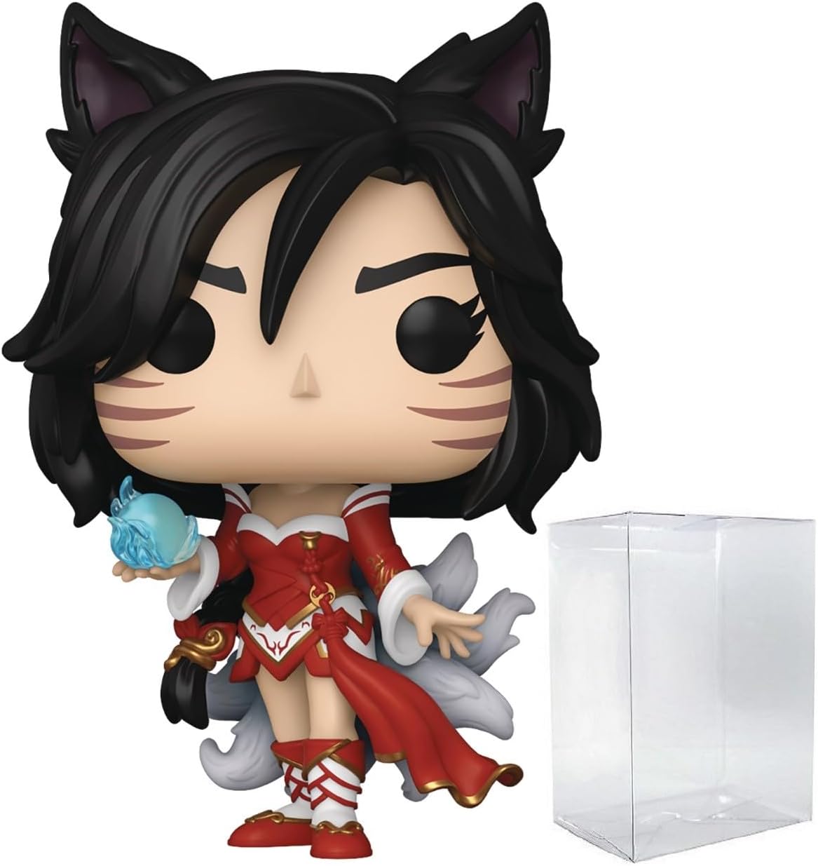 POP Games: League of Legends - Ahri Funko Vinyl Figure (Bundled with Compatible Box Protector Case), Multicolor, 3.75 inches