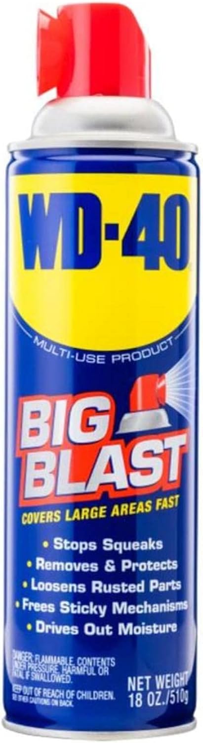 WD-40 Original Formula, Multi-Use Product with Big-Blast Spray, 18 OZ