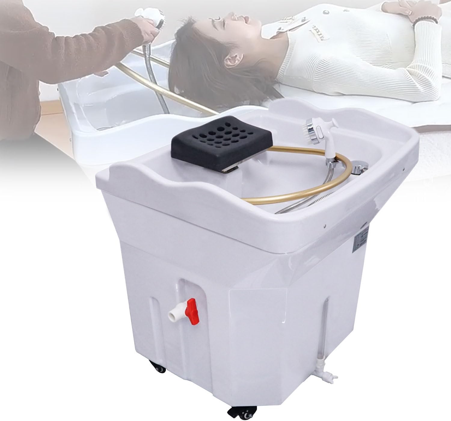 Professional Head Spa Equipment with 60L Storage Water Tank, Gold Water Circulation System, Digital Temperature Control for Salon and Home Use