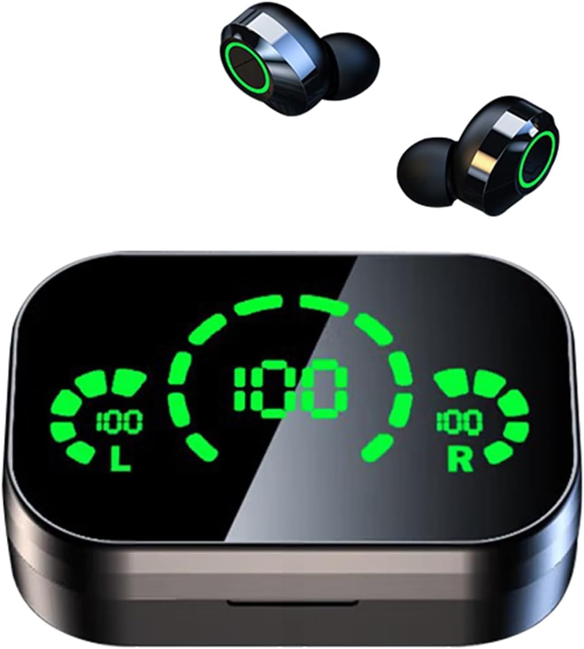 AI Language Translator Earbuds Real Time, Supports 144 Languages, Earphone 3-in-1 Accents,Headphones Language Earbud Translators Bluetooth & APP for Travel, Business, and Learning(Black)