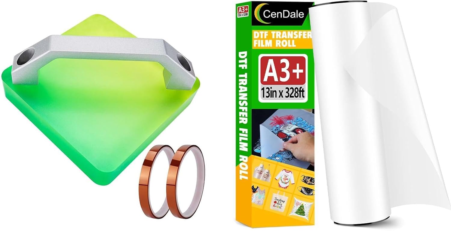 Save 25% on CenDale DTF Film Roll+HTV Cooling Block Bundle Set