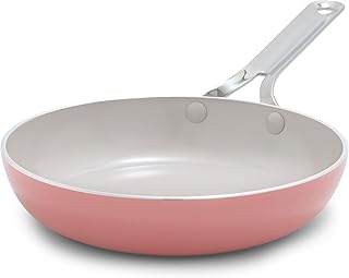 GreenPan Nova 8" Frying Pan Skillet, Oprah’s Favorite Things 2024, Ceramic Nonstick Cookware, PFAS Free, Toxin-Free, Induction Suitable, Dishwasher & Oven Safe, Durable, Easy Clean, Coral