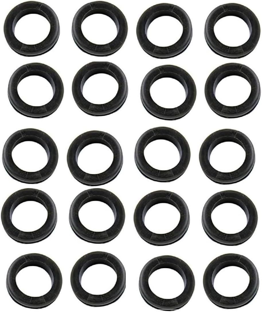 Merriway® BH03777 Open Rubber Grommets, 3/4" (19mm) - Pack of 20