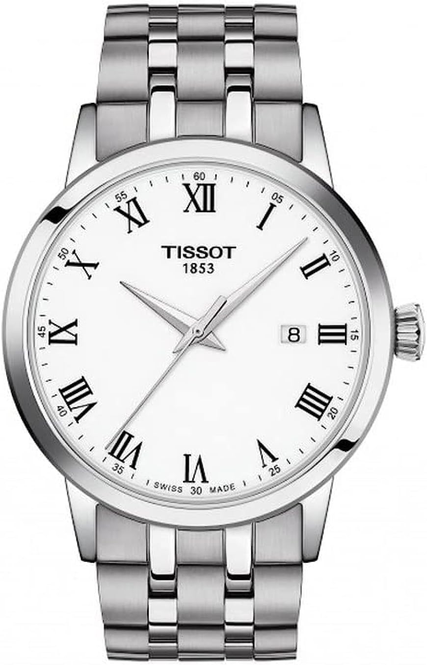 Tissot Mens Classic Dream Stainless Steel Dress Watch