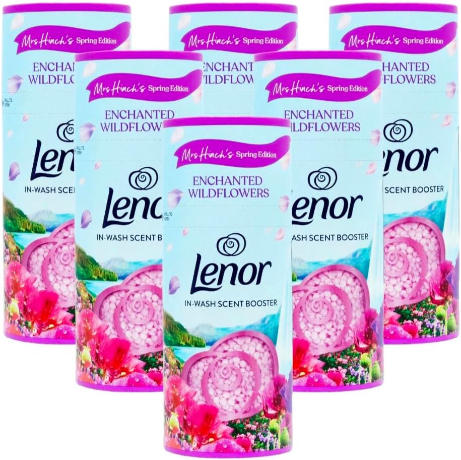 Lenor Scent Boosters 6 x 155g, Enchanted Wildflowers, Part Of Mrs Hinch's Spring Edition