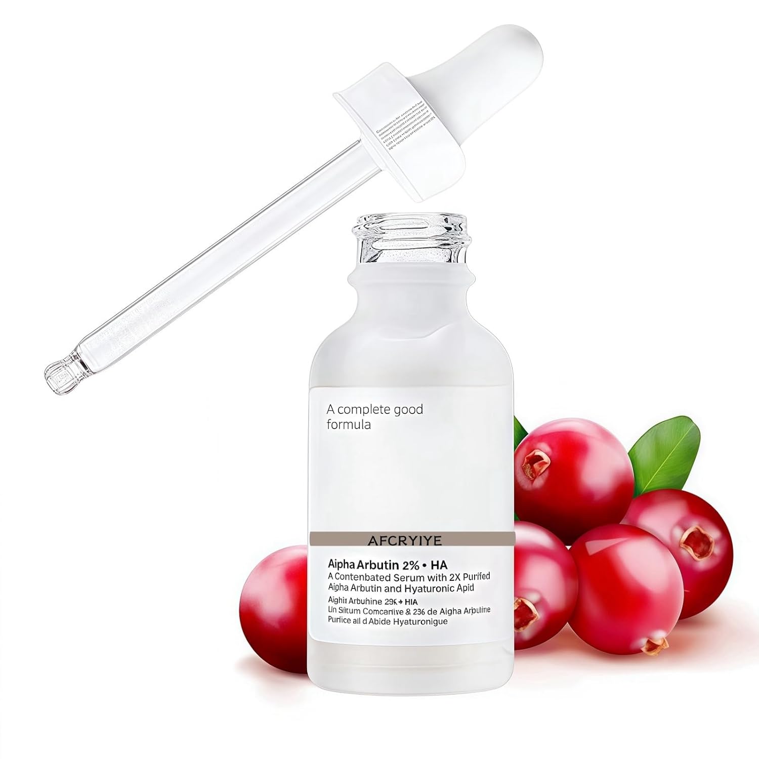 2% Alpha Arbutin + Hyaluronic Acid Serum for Acne and Fine Lines, Women Deep Moisturizing Serum for All Skin Types 30ML