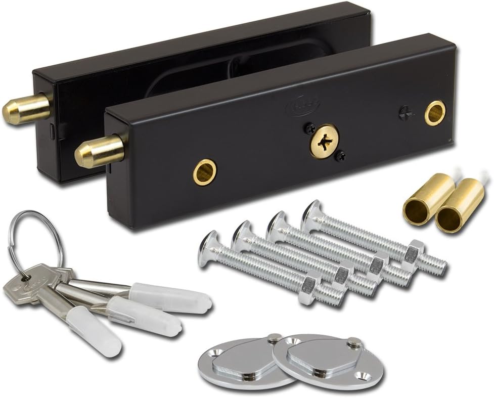 Asec AS1997 Garage Door Lock - Black