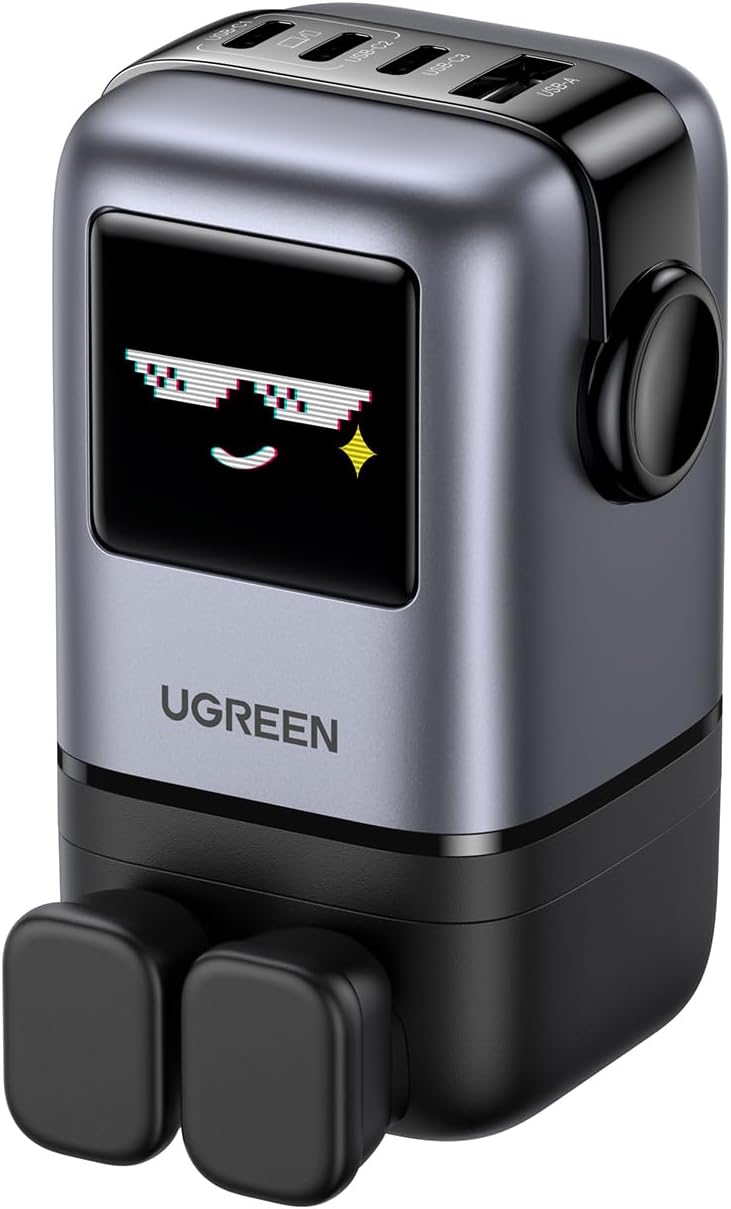 UGREEN UNO 100W USB C Charger Nexode 4-Port GaN Fast Charger Plug USB C Laptop Charger Compatible with MacBook Pro/Air, iPad Pro, iPhone 16 Pro/16, Galaxy S24, Pixel 9, Steam Deck, ROG Ally