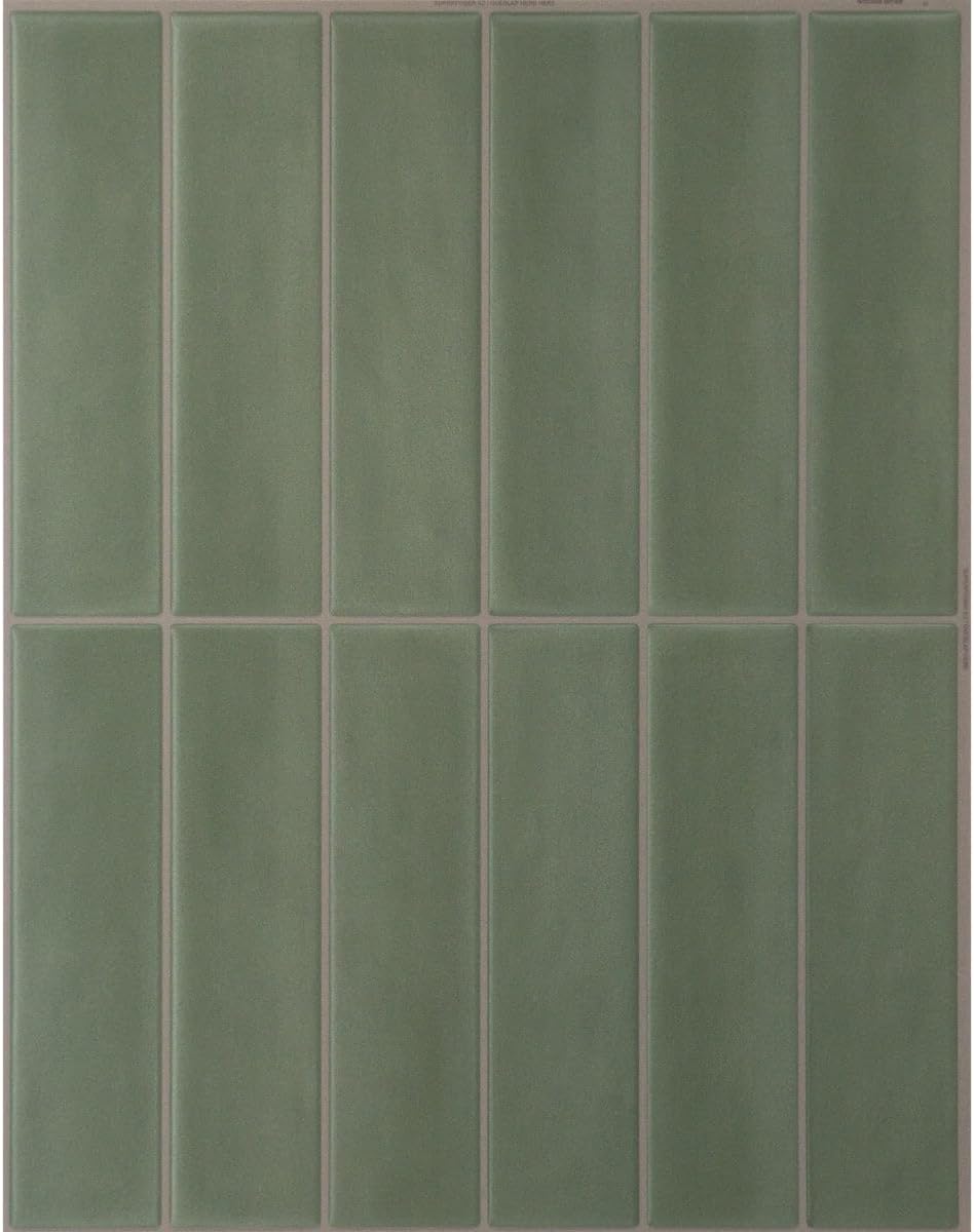 SMART TILES Peel and Stick Backsplash - 5 Sheets of 11.43" x 9" - 3D Adhesive Peel and Stick Tile Backsplash for Kitchen, Bathroom, Wall Tile