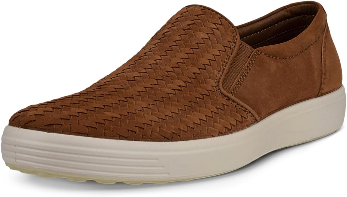 ECCO Men's Soft 7 Woven Slip on 2.0 Sneaker