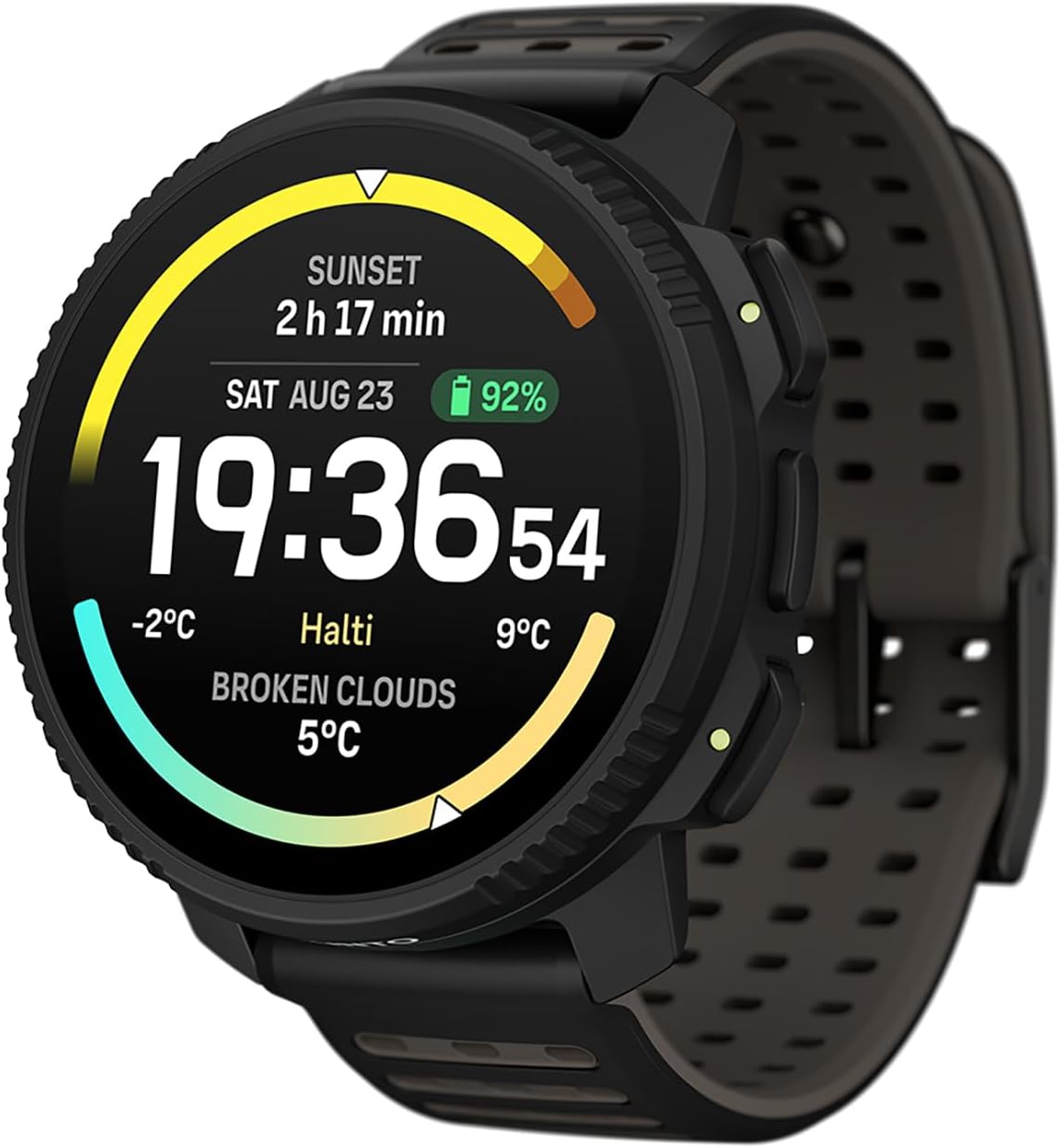 SUUNTO Vertical 2 GPS Sports Watch, 1.5”AMOLED 115+ Sports Modes, Black