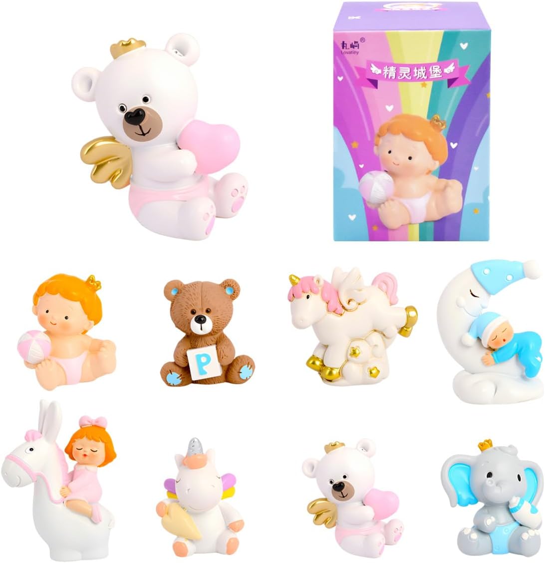 LSZUJP Blind Boxes, Blind Box Figures, Anime B-lind B-ox, Mystery Box T-oys, Mystery Toys, for Collectable Figures, Cute Random Toys Birthday Gift Christmas, Birthday Gift Idea, 1PC (B)