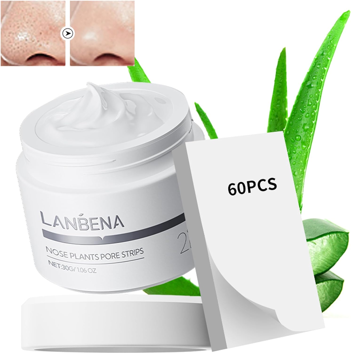 Blackhead Remover Black Mask Charcoal Mask Peel off Mask Facial Pore Cleanser Purifying Face Mask Nose strips 1.06 Ounce