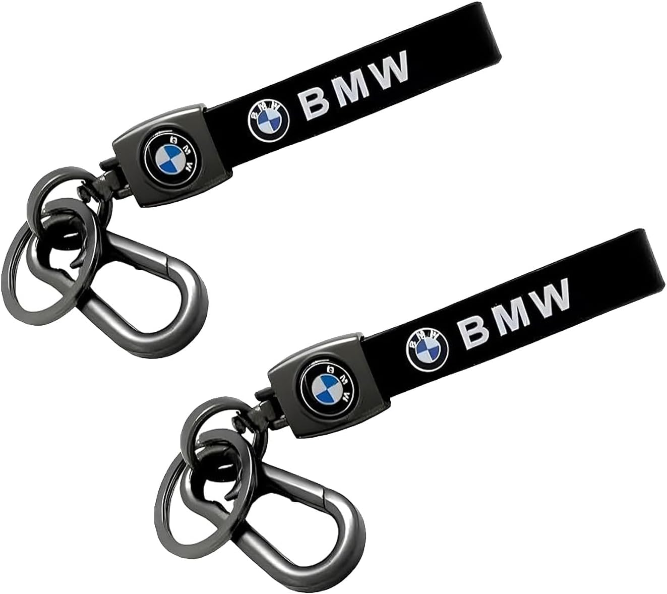 Premium Branded Leather Keychain for Cars and Bikes Pack of 2
