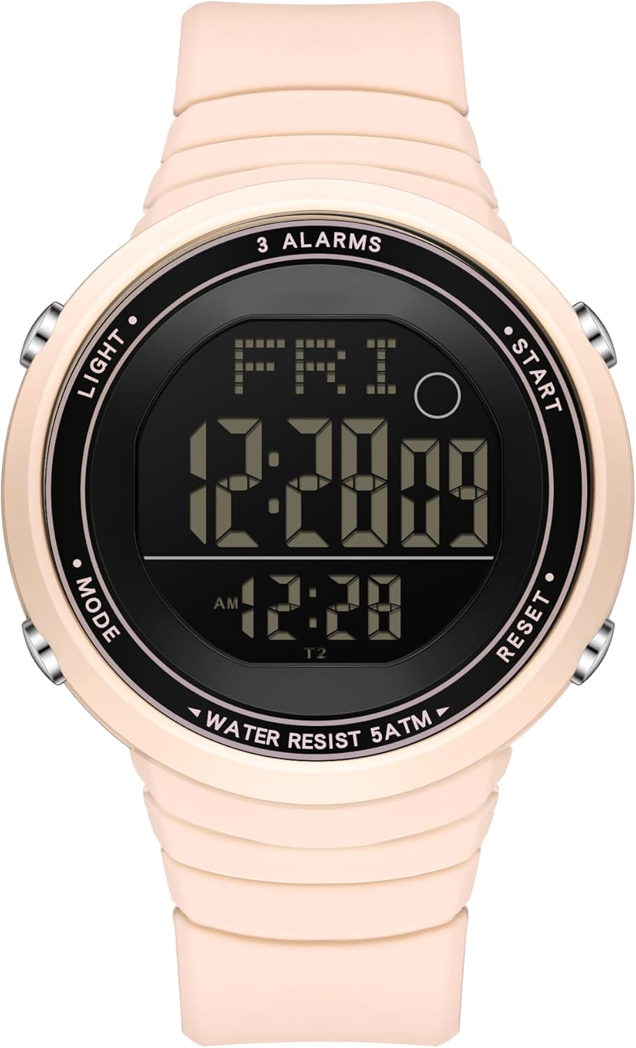 findtime Ladies Watches Waterproof Watches for Women Digital Watches for Women Sports Watch Large Print Numbers Easy to Read with LED Backlight