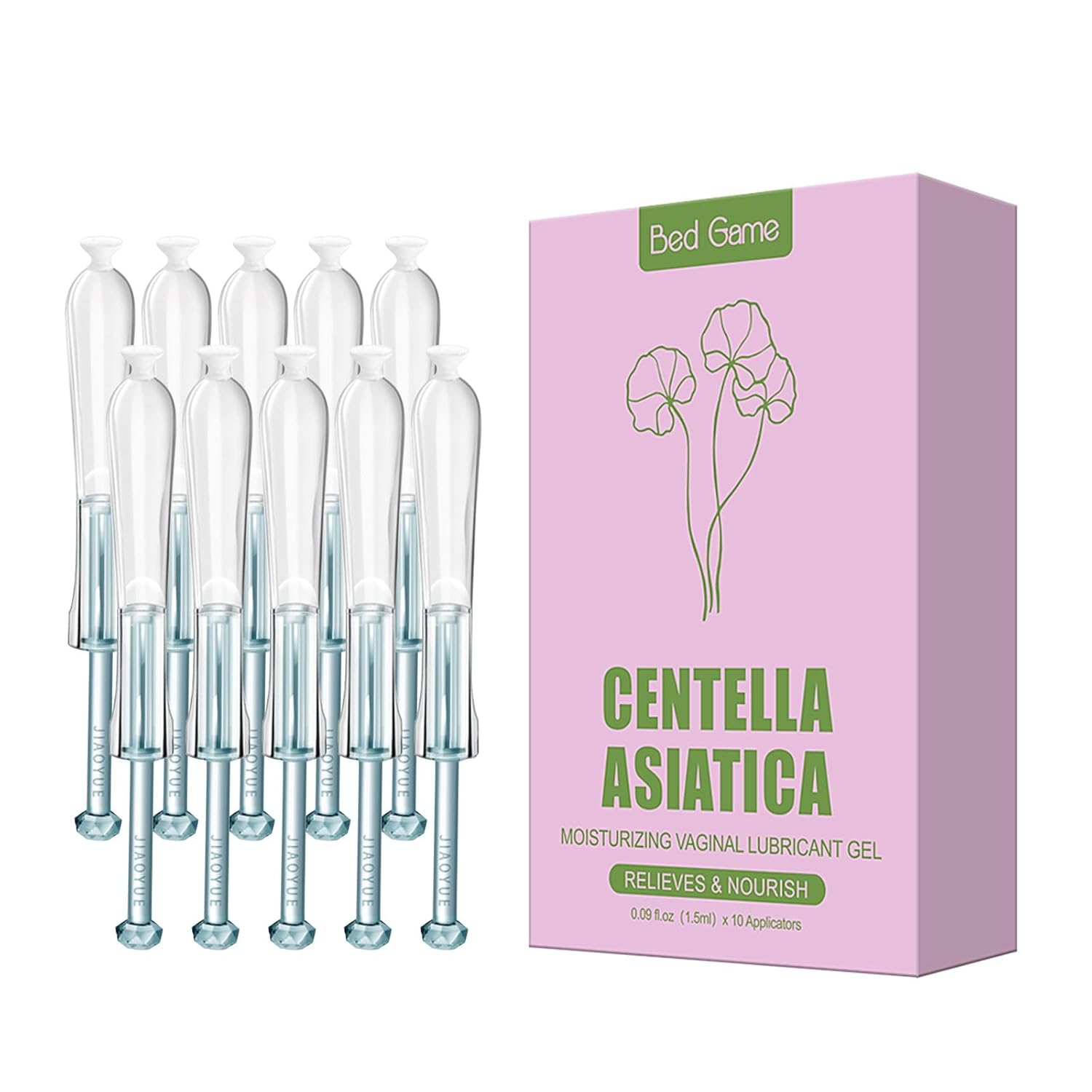 Vaginal Moisturizer - Intimate Moisturizing Feminine Lube Injector for Women's Dryness- Disposable Prefilled Massage Gel (10 Pcs)