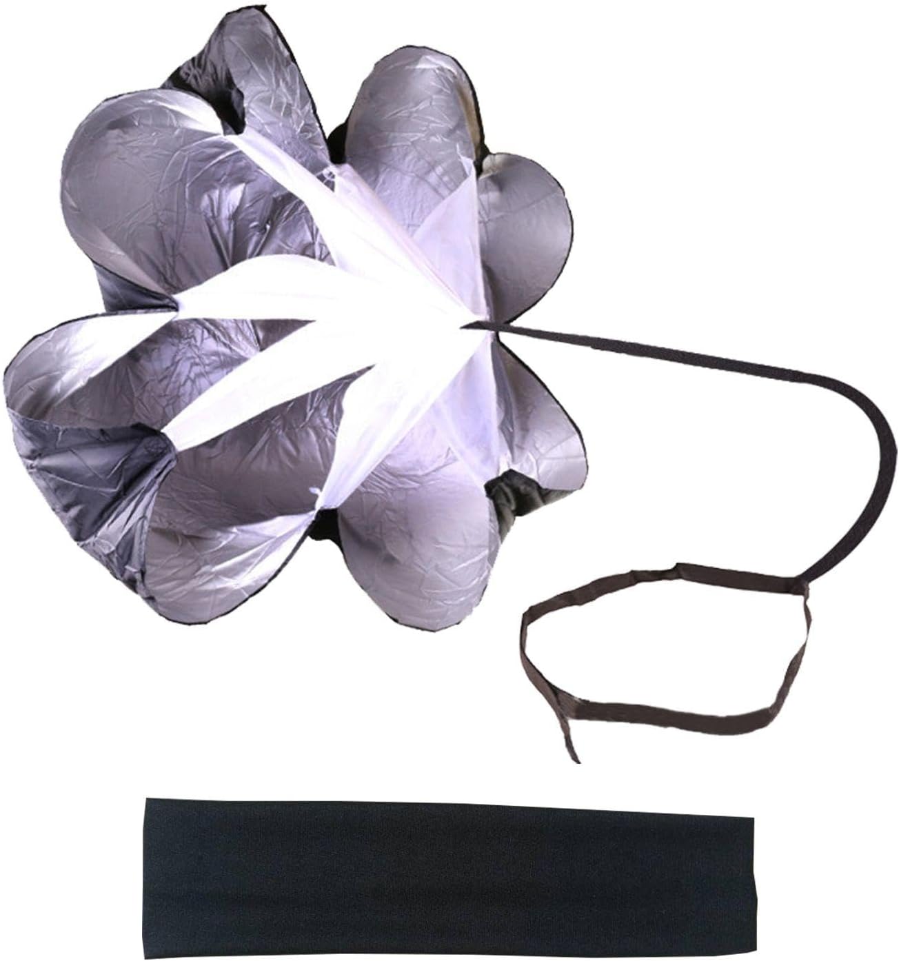 1 Piece Resistance Parachute, 1 Piece Sports Headband, Running Parachute, Children'S Running Parachute, Men'S Running Equipment, Goalkeeper Training Equipment