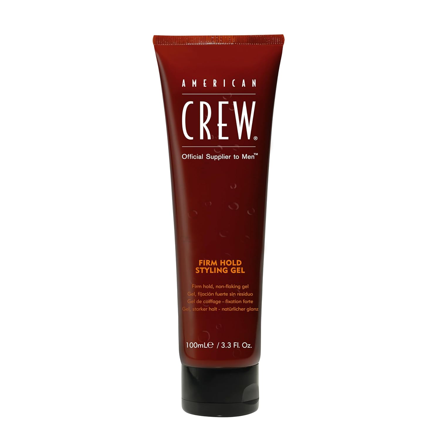 American Crew Men's Hair Styling Gel, Firm Hold, Non-Flaking, 3.3 fl oz