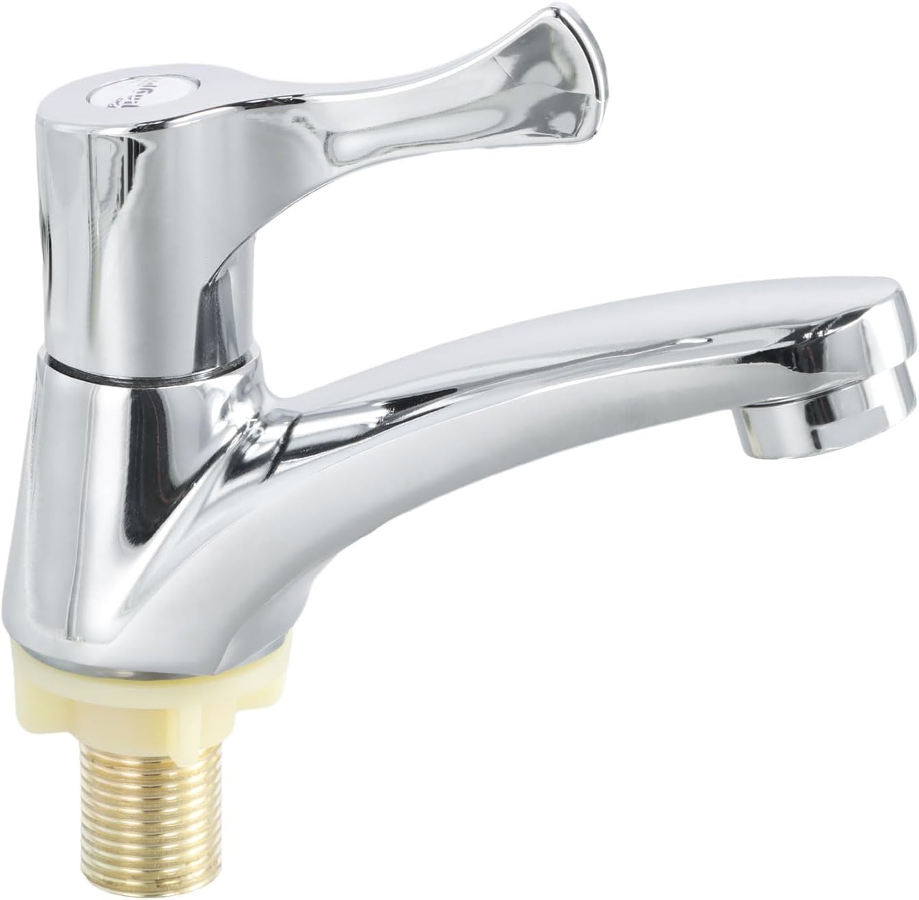 Single Cold Water Tap, Zinc Alloy Faucet, Modern Style Bathroom Taps, Taps for Bathroom Basin, Basin Use Accessories Perfect for Kitchens, Bathrooms, and Laundry Rooms