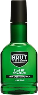 Brut Splash-On Original Fragrance - Bold, Masculine Cologne for Men - Long Lasting Mens Fragrance With Spicy Woods, Floral, and Citrus Notes - 3.5 oz