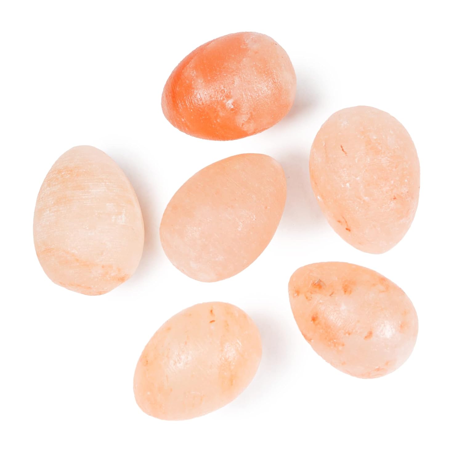 Himalayan Secrets® Massage Stone - Use for Body Massage or Exfoliate (EGG Shape (Pack of 12))