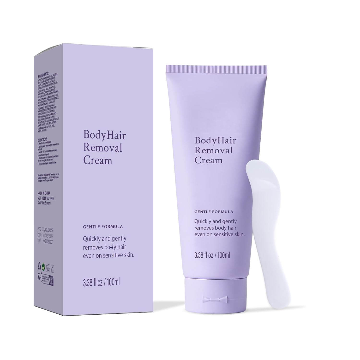 Gentle Body Hair Removal Cream-Pain free Hairs Removal Cream for Sensitive Skin with a Neutral Formula for Hair Removal and Skincare 2-in-1,Durable and Smooth for Men and Women