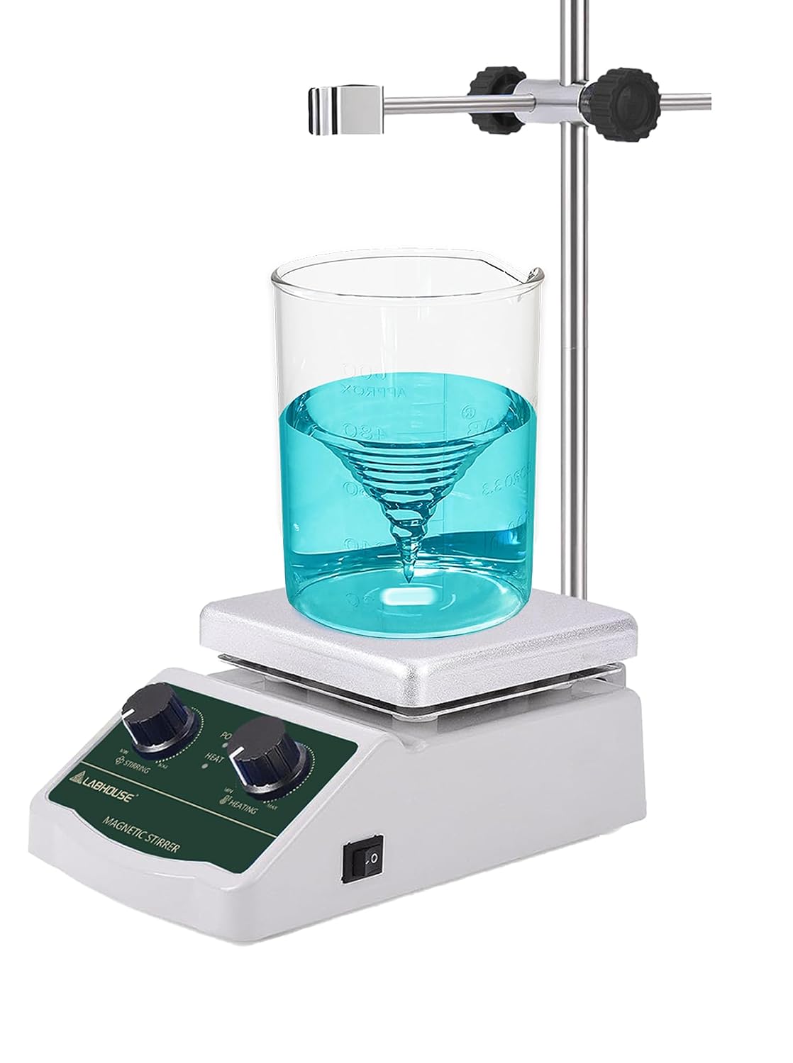 LHS-2 Magnetic Stirrer Hot Plate, 300°C/572°F, 2000RPM, 2L