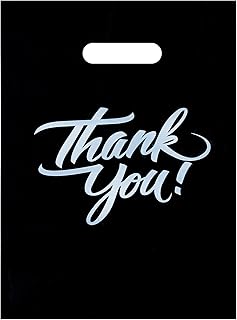 Infinite Pack Thank You Merchandise Bags, Die Cut Handles, Retail Shopping Bags for Boutique - Choose Color & Size