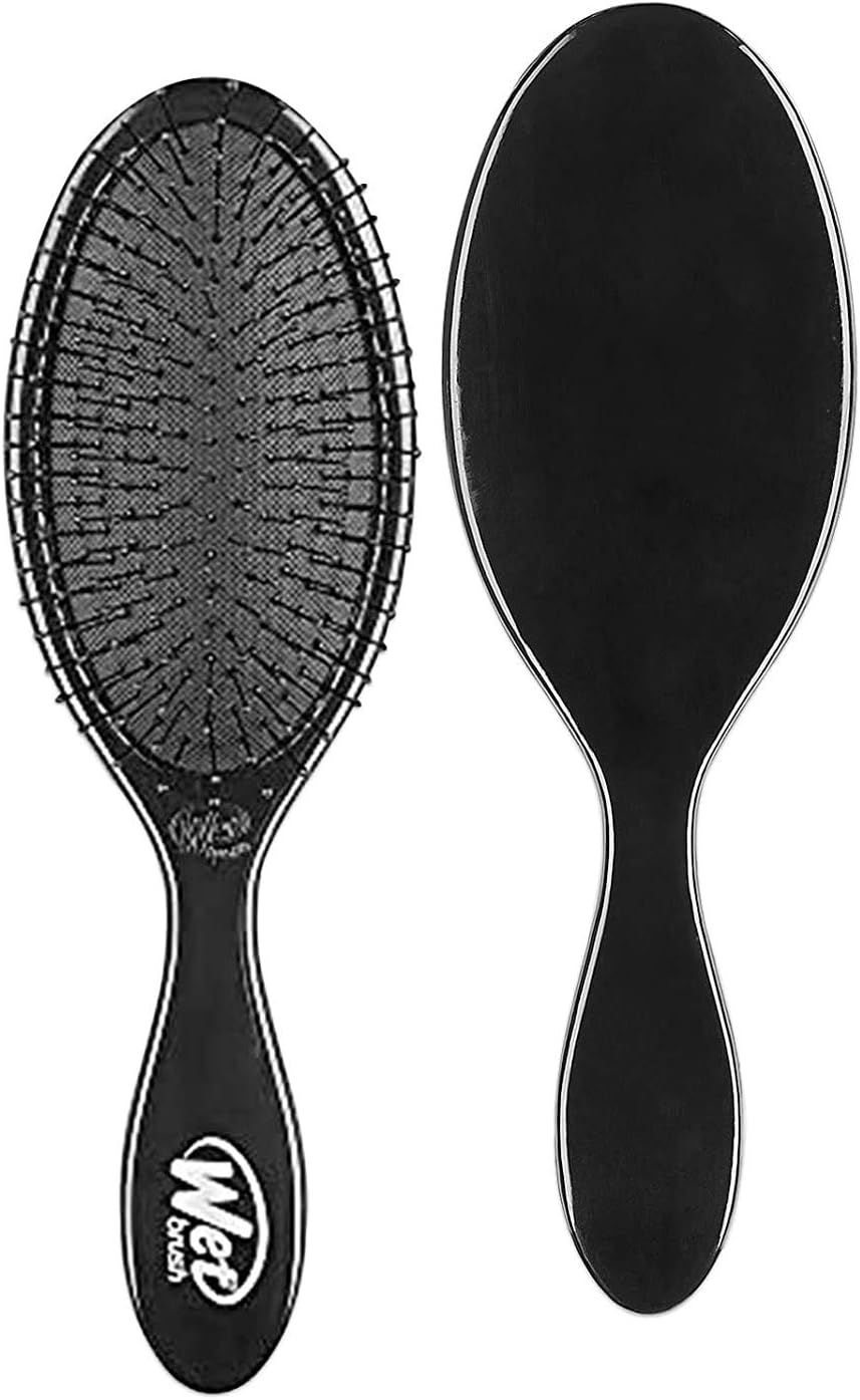 Wet Brush Original Detangler Hair Brush - Classic Black - Exclusive Ultra-soft IntelliFlex Bristles - Glide Through Tangles With Ease For All Hair Types - For Women, Men, Wet And Dry Hair