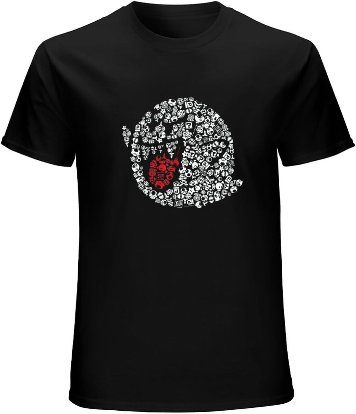 Handmade Noodles Boo Portrait Classic Breathable T Shirt Black