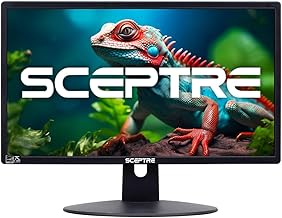 Sceptre 20" 1600x900 75Hz Ultra Thin LED Monitor 2x HDMI VGA Built-in Speakers, Machine Black Wide Viewing Angle 170° (Horizontal) / 160° (Vertical)