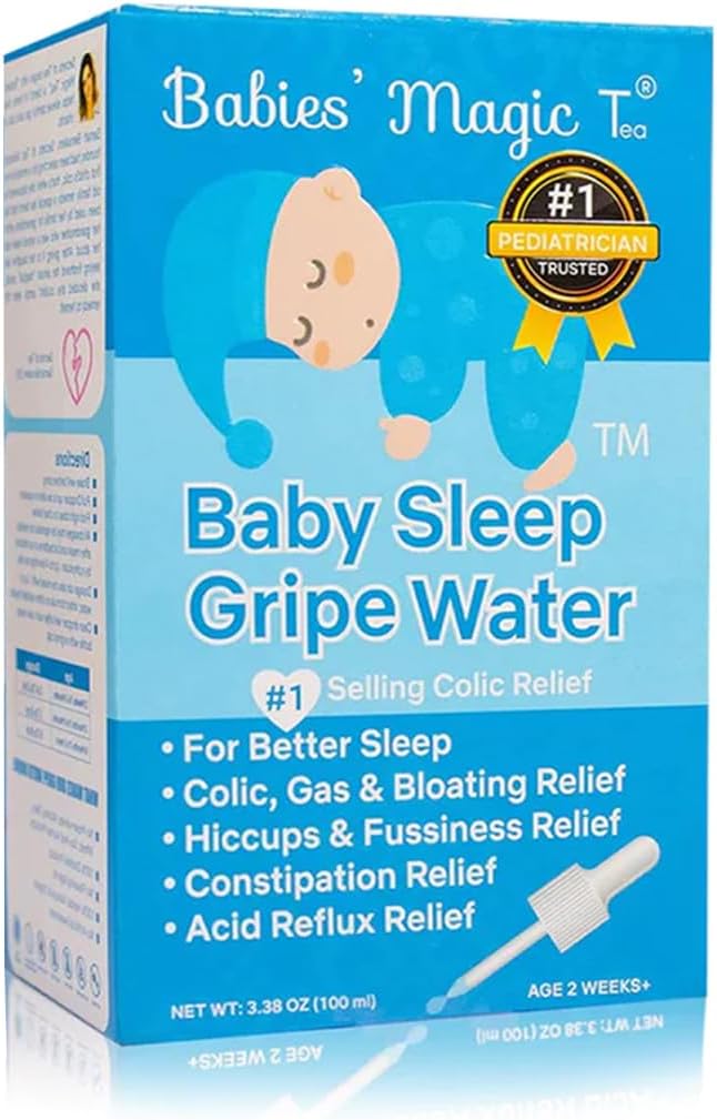 Babies Magic T Baby Sleep Gripe Water for Baby Colic and Gas Relief- Gentle & Safe- Supports Comfort from Colic and Gas