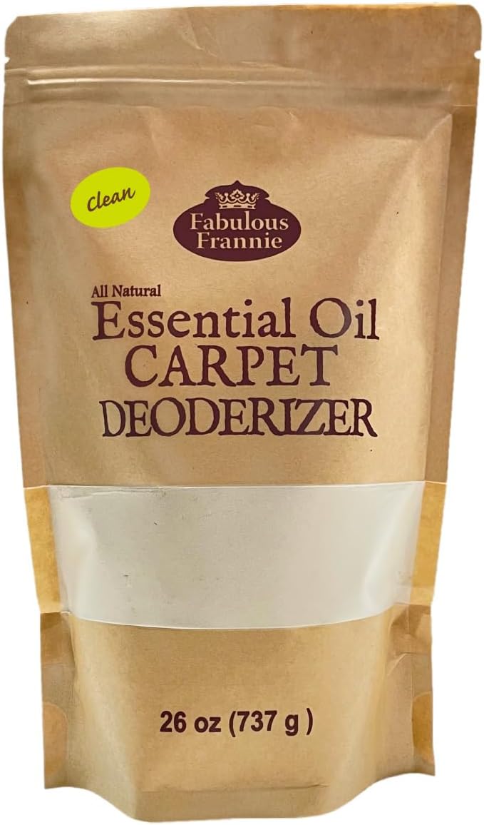 Fabulous Frannie All Natural Ingredients No Synthetics Clean & Fresh Scent Carpet Care made with Pure Essential Oils Lemon & Lavender 26oz (Pack of 1)
