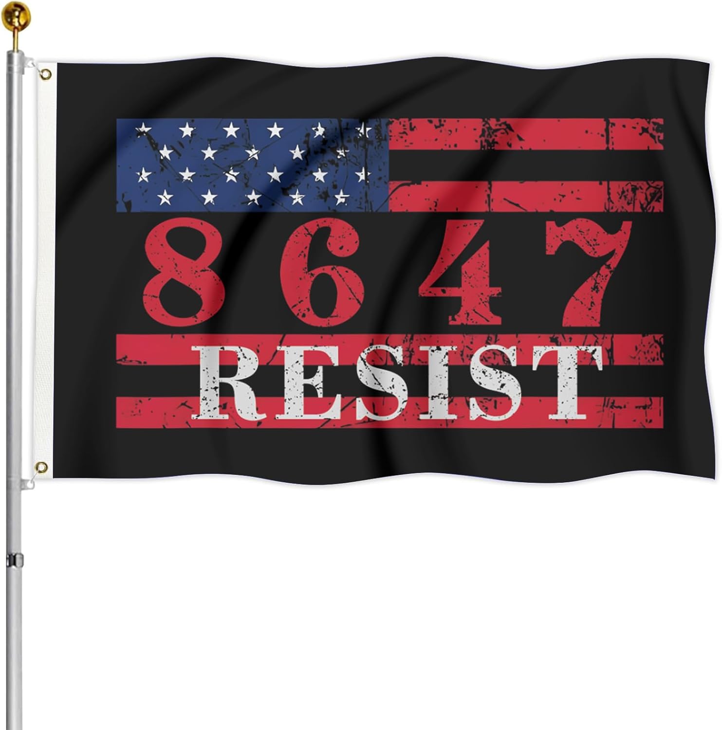 8647 Flag Resist Flag 3x5Ft for Outside Large Garden Yard Flags Outdoor Decoration