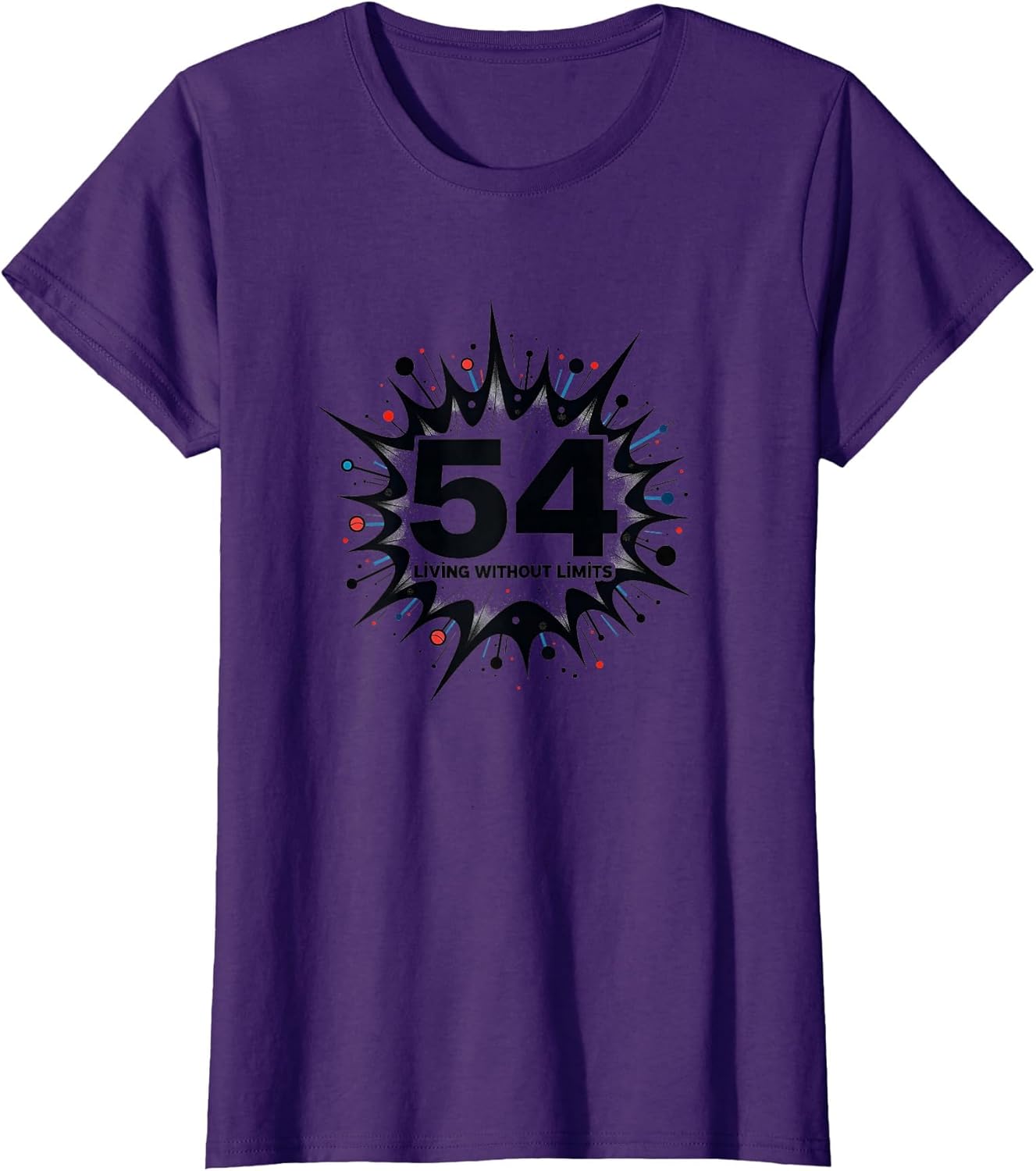 54 and Living Without Limits Birthday Gift T-Shirt