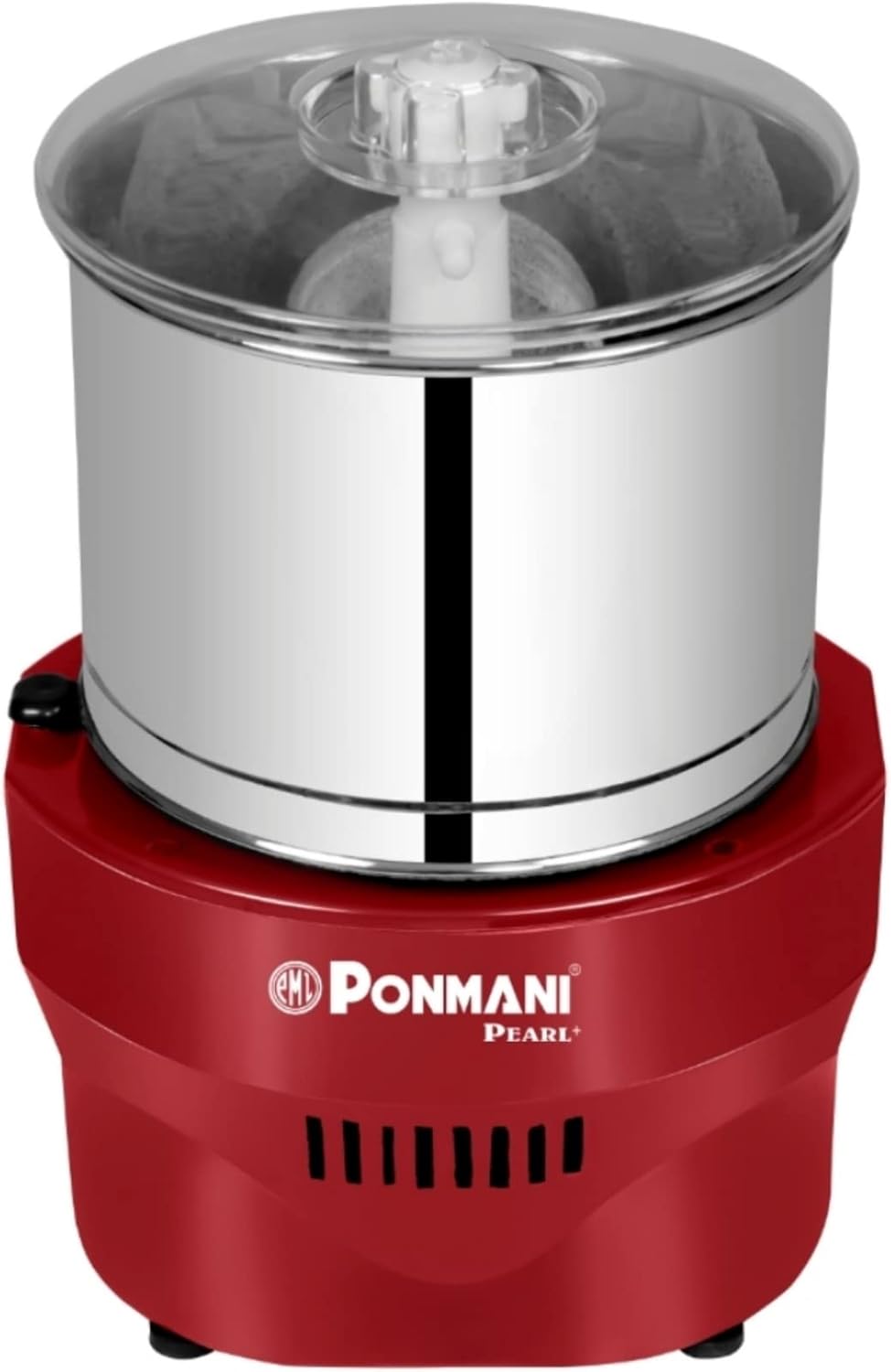 Pearl (110V) - 1.25Ltr Table Top Wet Grinder (Copper Motor, Red)