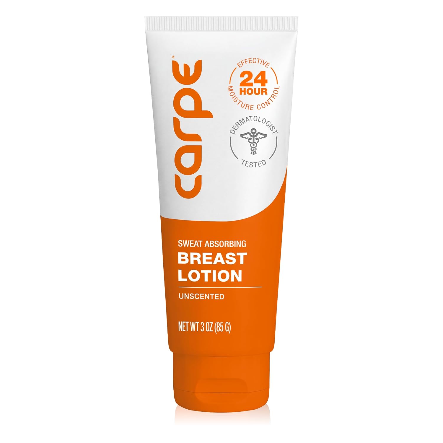 Carpe Sweat Absorbing Breast - Helps Keep Your Breasts and Skin Folds Dry - Sweat Absorbing Lotion - Helps Control Under Breast Sweat - Great For Chafing and Stain Prevention