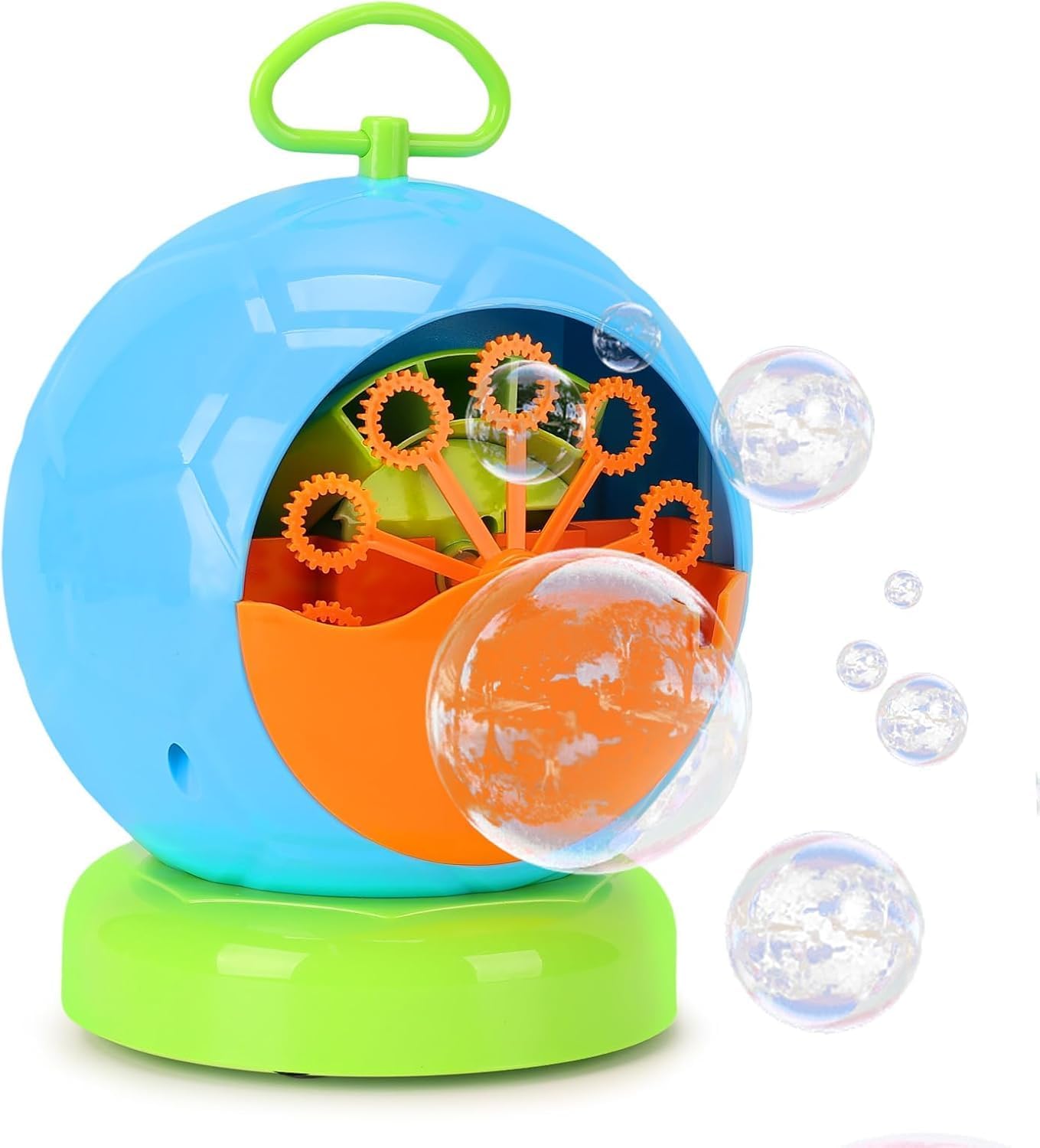 Fansteck Bubble Machine for Kids, Automatic Bubble Maker, Durable and Portable Automatic 3000+ Bubble Machine for Christmas, Parties, Suitable for Indoor and Outdoor | Blue