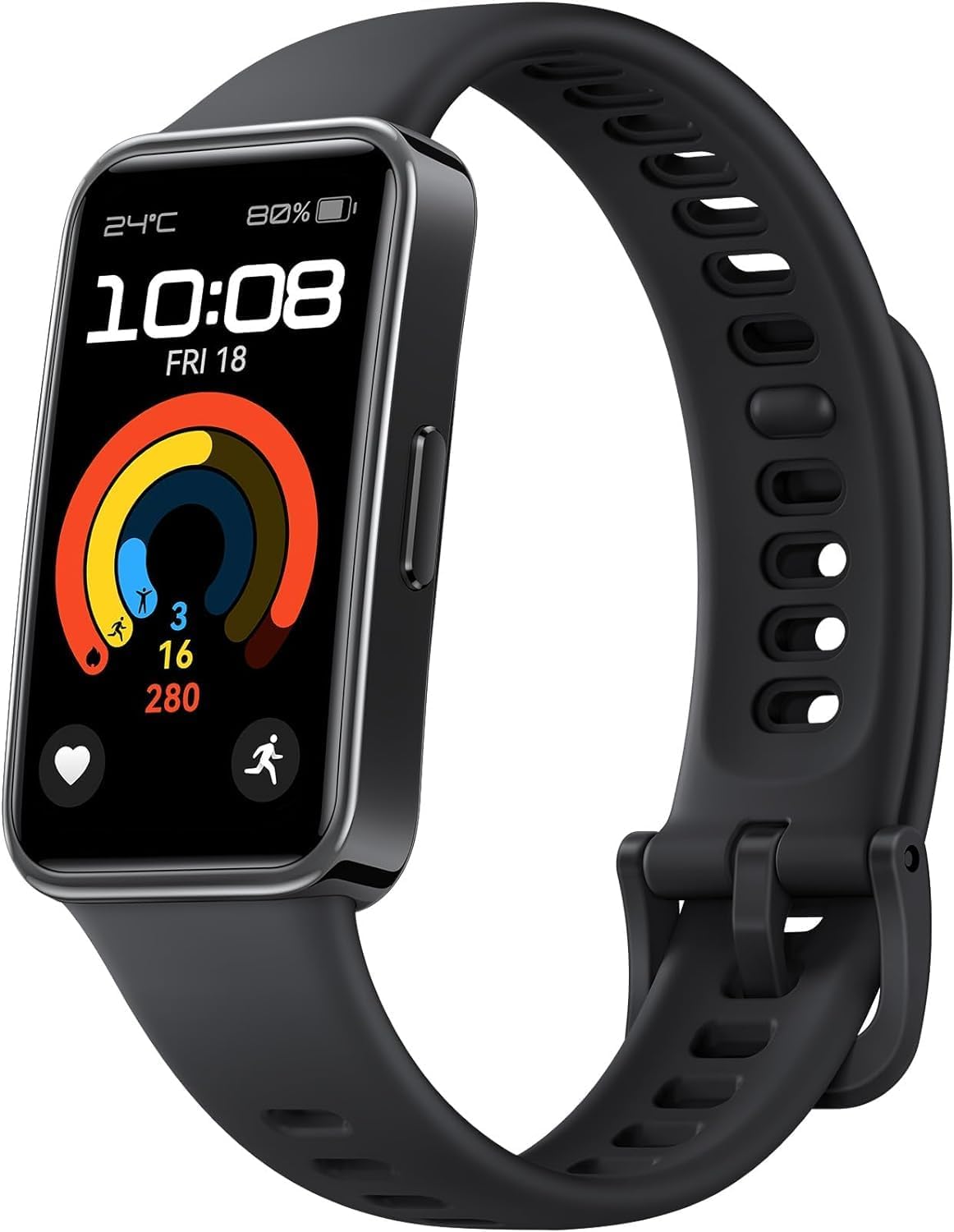 HUAWEI Band 9, Comfortable All-Day Wearing，Sleep Tracking，Vital Sign Tracking，Fast Charging & Durable Battery，Intelligent Brightness Adjustments，100 workout modes，Compatible with iOS&Android, Black