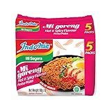 Indomie | Mi Goreng Instant Noodles, Halal Certified, Original Flavor, 3 Ounce (Pack of 5)