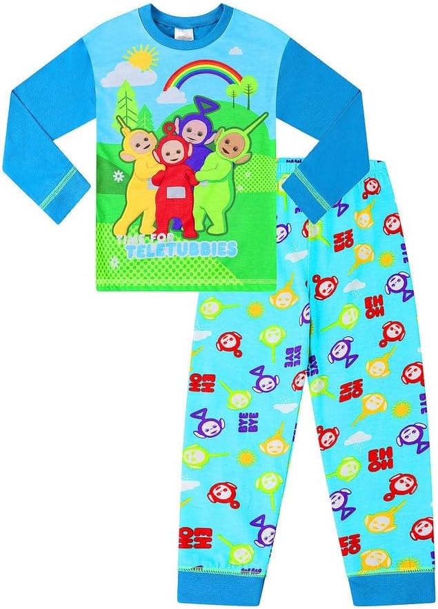Teletubbies Tinky-Winky, Dipsy, Laa Laa and Po Long Pyjamas