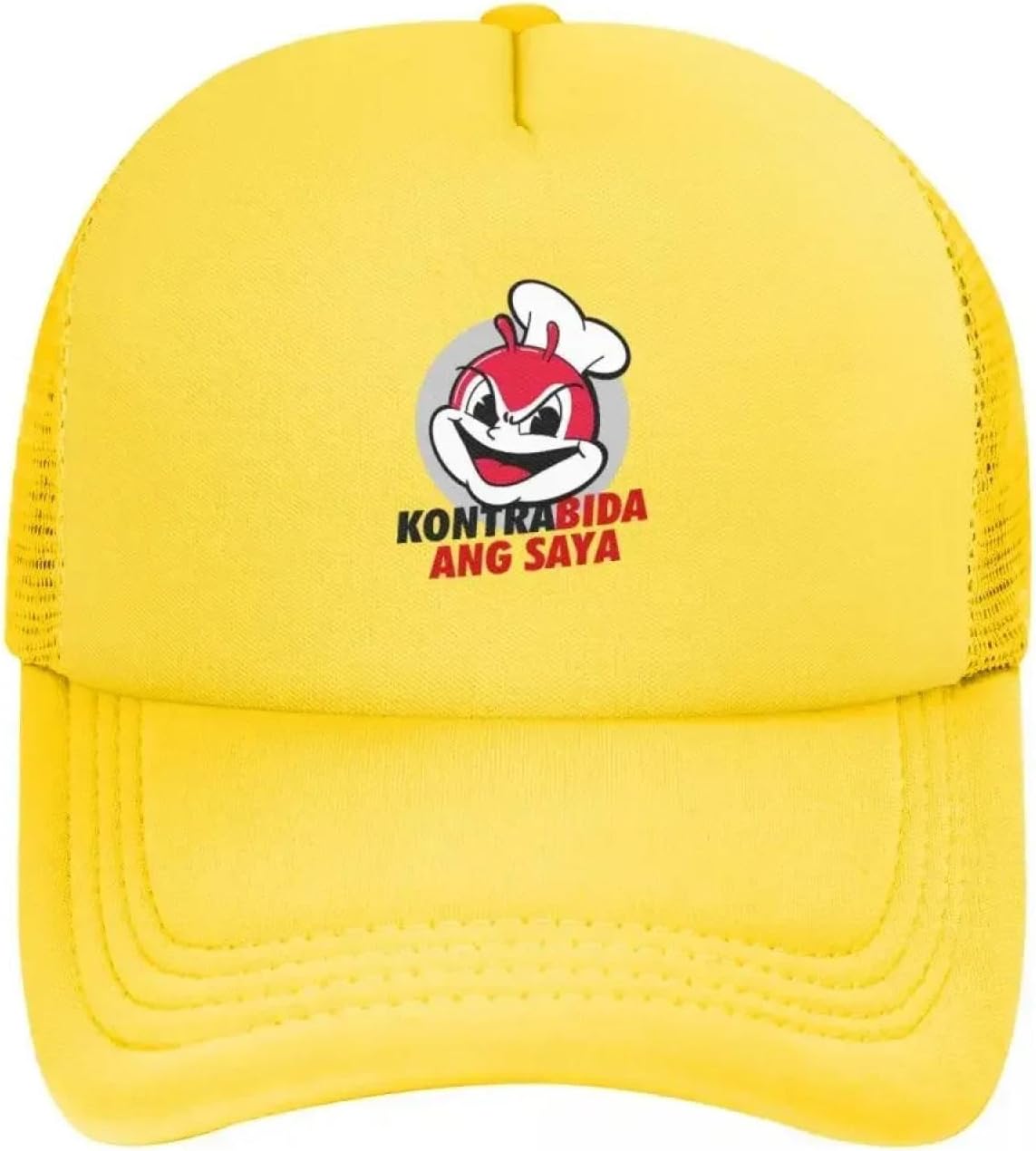 JYKJUEDZ Baseball Cap Jollibee Bad Bee Filipino Mesh Snapback Baseball Breathable Casual Casquette Outdoor