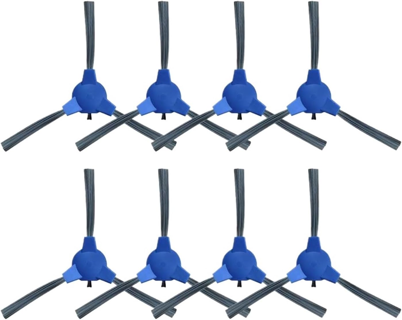 Tbrov Compatible With Ecozy RV-EG310B / LIECTROUX V3S Pro Robot Vacuums Edge Spin Side Brush Replacement Accessory Spare Part(8 Pcs)